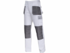 Lahti Pro Kalhoty bílo-šedé 100% bavlna 2L/54 (L4051354)