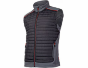 Lahti Pro Zateplená vesta černá, šedá, červená, XL (L4130704)