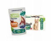 ANIMAL ISLAND Turkey in broth Box - mokré krmivo pro kočky - 40x85g