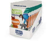 ANIMAL ISLAND Pate Turkey Box - mokré krmivo pro kočky - 12x100g