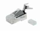 Konektor RJ45 CAT6A STP 8p8c stíněný, drát 20ks