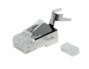 Konektor RJ45 CAT6A STP 8p8c stíněný, drát 20ks