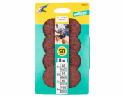 Wolfcraft 8ks brusných kotoučů průměr 50 mm 5608000