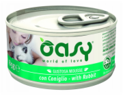 OASY Caprice Mousse Rabbit - mokré krmivo pro kočky - 85g