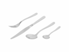 Alessi Caccia cutlery set 24 pcs  silver