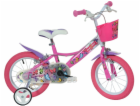 BIMBO_ BIKE Dětské kolo Bimbo Bike Butterfly, růžové, 14"