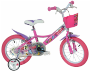 BIMBO_ BIKE Dětské kolo Bimbo Bike Butterfly, růžové, 14"
