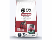 JOHN DOG Good Form Medium and large breeds Chicken with beef - suché krmivo pro psy - 3kg