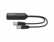 Turtle Dual XLR Output - dvoukabelový adaptér pro převod digitálního zvuku Dante na analogový signál XLR