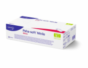 Rukavice Peha-soft nitrile, bílé, M, balení 100 ks