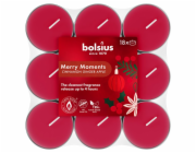 Svicky Bolsius True Glow, jablko/skorice, cajove, bal. 18 ks