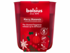 Svicka Bolsius True Glow, 80x73 mm, jablko/skorice, ve skle