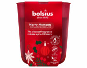 Svicka Bolsius True Glow, 80x73 mm, jablko/skorice, ve skle