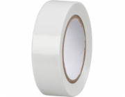 Páska Strend Pro, 19 mm, 10 m, max. 80°C, 40,0 kV/mm, bílá, izolační, lepicí, PVC, balení 10 ks