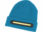 Cepice Strend Pro beanie, 40x LED, modra, akrylova vlakna...
