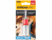 Adapter Strend Pro, na bity, 1/4", SDS+, 89 mm