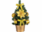 Dekorace MagicHome Vánoce, stromeček, s bubnem, 21 cm