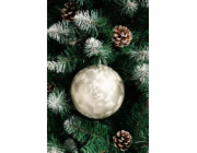 Koule MagicHome Vánoce, 2 ks, béžové, na vánoční stromeček, 12 cm