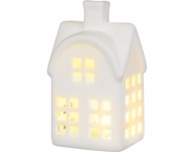 Dekorace MagicHome Vánoce, domeček, 7.3x8.7x15.3 cm