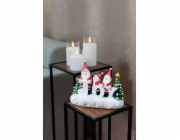 Dekorace MagicHome Vánoce, Santa JOY, 11x24.5x19.5 cm