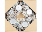 Věnec MagicHome Vánoce, adventní, modro-bílý, 30 cm