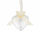 Dekorace MagicHome Vanoce, srdce, 9x9x2,5 cm