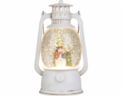 Lucerna MagicHome Vanoce, snehulak, plast, 1xLED tepla bila, 12x10x20.5 cm, 3xAA