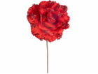 Kvet MagicHome Vanoce, ruze, cervena, 17 cm, velikost kve...