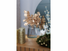 Větvička MagicHome Vánoce, s bobulkami, zlatá, 27 cm