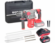 Kladivo Worcraft CRH-S20LiBDM, 20 V Li-ion, ShareSYS, SDS+ 4,5J, bezkartáčové, SET 1x akumulátor 4,0