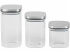 Nádoba MagicHome, sada 3 ks, 800/1100/1500 ml, sklenená, ...