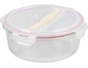 Dóza MagicHome, okrúhla, 1200 ml, s vekom, s príborom, Clip