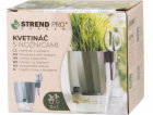 Kvetináč Strend pro, s nožnicami, farba zelená, 15,5x12,5...