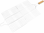 Opekač Strend Pro Grill, na mäso s drevennou rúčkou, 49x3...