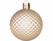 Gule MagicHome Vianoce, 8 ks, červená-champagne, na vianočný stromček, 5 cm, Sellbox 36 túb