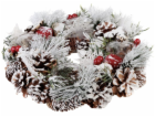Veniec MagicHome Vianoce, so zasneženou čečinou, adventný...