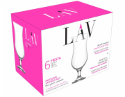Pohár Fiesta, LAV, sklenený, na koktail, 390 ml, 75x182 mm, bal. 6 ks