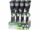 Lampa Strend Pro Garden, fakľa, solárna, čierna, 6x LED, ...