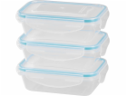 Dóza MagicHome Lunchbox set YH375, obdĺžniková, sada 3 ks...