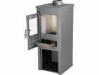Kachle Thalia Uno Glass Lite, šedé, 3,9 kW
