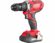 Šroubovák Worcraft CHD-S20LiWB ShareSYS, 20V, 2x Li-ion 2.0 Ah, bezuhlíkový, SET v kufru