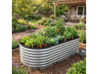 Záhon Strend Pro Garden, vyvýšený, pozinkovaný, 100x200x7...