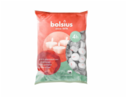 Sviečka Bolsius, čajová, 4 hod., biela, bal. 75 ks