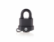 Zámok Yale Y220B/51/118/1, High Security, visiaci, laminovaná oceľ, čierny, 53 mm, 3 kľúče