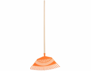 Hrable na lístie Strend Pro R144, plastové, 23 zubé, plastové, 125 cm násada
