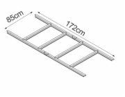 Podlahová konštrukcia na domček Strend Pro, pre 2172910, 85x172 cm