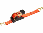 Popruh upínací Strend Pro, samonavíjecí pás s ráčnou, 50 mm, L-4,5 m, max. 1500 kg