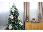 Kvet MagicHome Vianoce, Poinssetia, biela, stonka, veľkos...