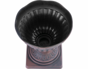 Kvetináč Strend Pro Antik, s podstavcom, 30x30 cm, medený, metalický efekt