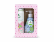 Súprava darčeková Frosch EKO, sprchovací gél/šampón + mydlo, ružová, detská, 2x 300 ml